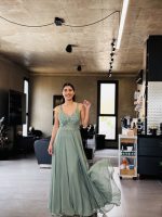MAXI CHIFFON DRESS - Image 2