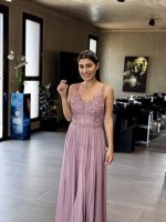 MAXI CHIFFON DRESS - Image 5