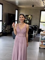 MAXI CHIFFON DRESS - Image 9