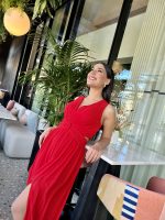 MAXI CHIFFON DRESS - Image 4