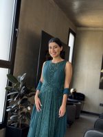 MAXI DRESS LACE AND CHIFFON - Image 3