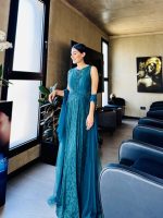 MAXI DRESS LACE AND CHIFFON - Image 6