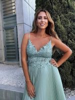 MAXI PLEATED DRESS - Image 4