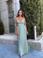 MAXI PLEATED DRESS - Image 5