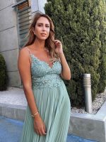 MAXI PLEATED DRESS - Image 6