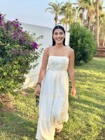 MAXI FLARED DRESS - Image 4