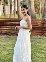 MAXI FLARED DRESS - Image 7