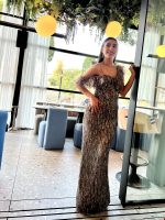 MAXI MERMAID DRESS WITH FRINGES - Image 2