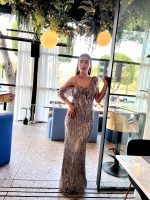 MAXI MERMAID DRESS WITH FRINGES - Image 5