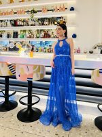 MAXI DRESS LACE GLITER