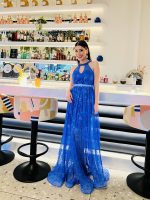 MAXI DRESS LACE GLITER - Image 5