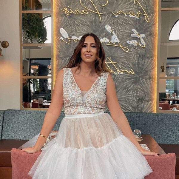 MINI TULLE DRESS SEQUIN TOP