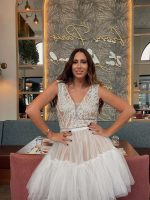 MINI TULLE DRESS SEQUIN TOP - Image 2