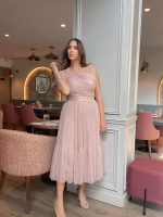 MIDI DRESS DOT TULLE - Image 7