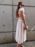 MIDI DRESS SPOT TULLE - Image 6
