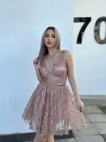 MINI SEQUIN DRESS - Image 3