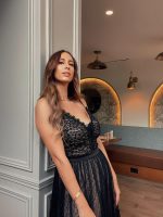 MIDI DRESS LACE TOP - Image 7