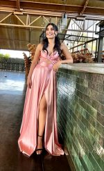 MAXI SATIN KNOT FRONT - Image 7