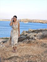 LONG PRINTED DRESS