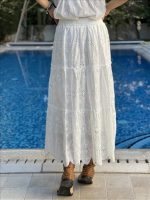 SKIRT MAXI CUTWORK - Image 3