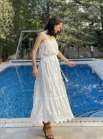SKIRT MAXI CUTWORK - Image 4