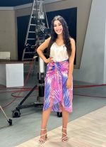 MIDI SKIRT RUCHED FRONT - Image 5