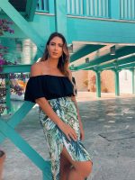 MIDI SKIRT RUCHED FRONT - Image 6
