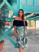 MIDI SKIRT RUCHED FRONT - Image 7