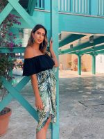 MIDI SKIRT RUCHED FRONT - Image 8