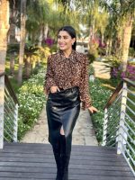 MIDI SKIRT ECO LEATHER - Image 2