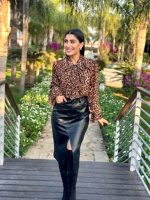 MIDI SKIRT ECO LEATHER - Image 6