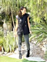 SLEEVELESS BLAZER VEST - Image 5