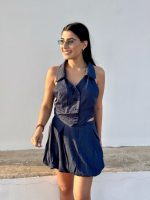 JEAN VEST WITH COLLAR - Image 3