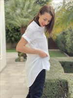 BLOUSE LONG SHORT SLEEVE - Image 4