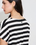 BLOUSE STRIPE SHORT SLEEVE - Image 4