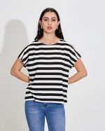 BLOUSE STRIPE SHORT SLEEVE - Image 5