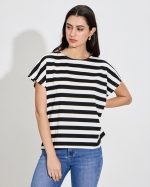 BLOUSE STRIPE SHORT SLEEVE - Image 7