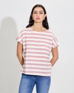 BLOUSE STRIPE SHORT SLEEVE - Image 8