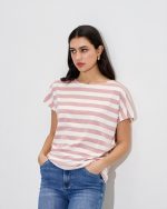 BLOUSE STRIPE SHORT SLEEVE - Image 9