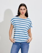 BLOUSE STRIPE SHORT SLEEVE - Image 15