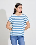 BLOUSE STRIPE SHORT SLEEVE - Image 18