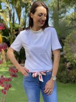 T-SHIRT ROUND NECK PEARL - Image 4