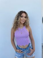 CROP TOP RIBBED