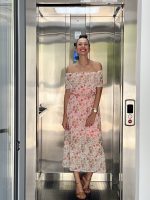 DRESS MIDI CHIFFON - Image 5
