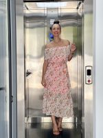 DRESS MIDI CHIFFON - Image 6