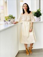 DRESS MIDI CUTWORK DETAIL - Image 6