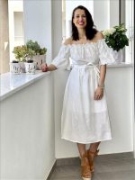 DRESS MIDI CUTWORK DETAIL - Image 9
