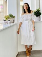 DRESS MIDI CUTWORK DETAIL - Image 4