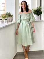 DRESS MIDI CUTWORK DETAIL - Image 5