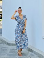 MAXI DRESS PRINTED COTTON - Image 7